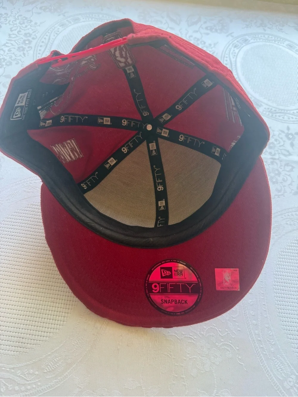 Miami Heat NBA 9Fifty New Era Miami Red Snapback Hat Cap Embroidered OSFM
